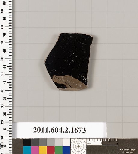 Terracotta fragment of a skyphos (deep drinking cup)