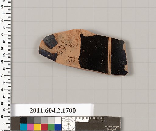 Terracotta fragment of a skyphos (deep drinking cup)