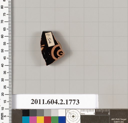 Terracotta fragment of a skyphos (deep drinking cup)