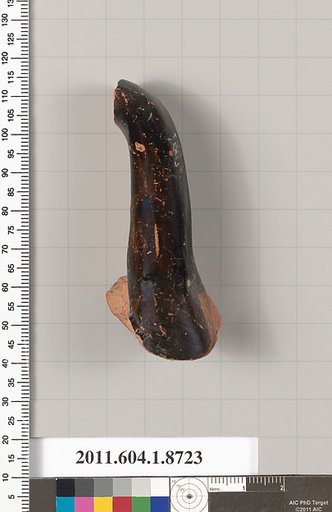 Terracotta fragment of a kylix (drinking cup)