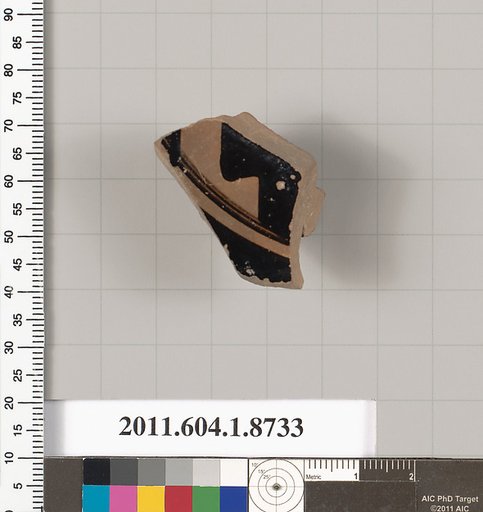 Terracotta fragment of a stemless cup