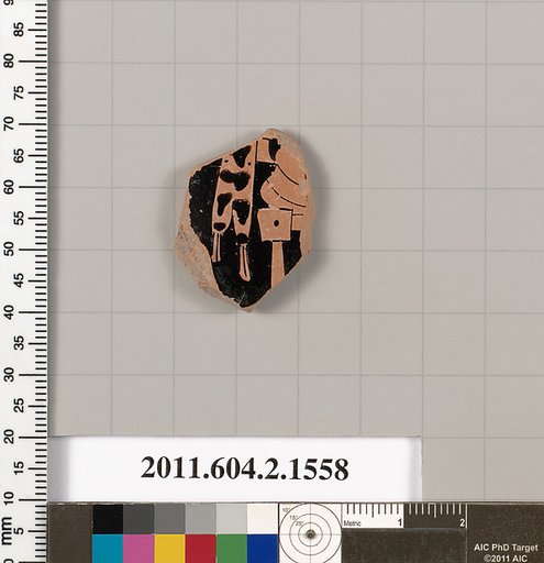Terracotta fragment of a skyphos (deep drinking cup)
