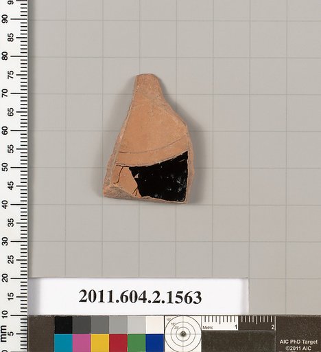 Terracotta fragment of a skyphos (deep drinking cup)