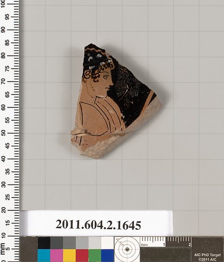 Terracotta fragment of a skyphos (deep drinking cup)