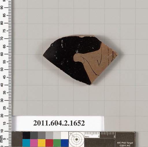 Terracotta fragment of a skyphos (deep drinking cup)