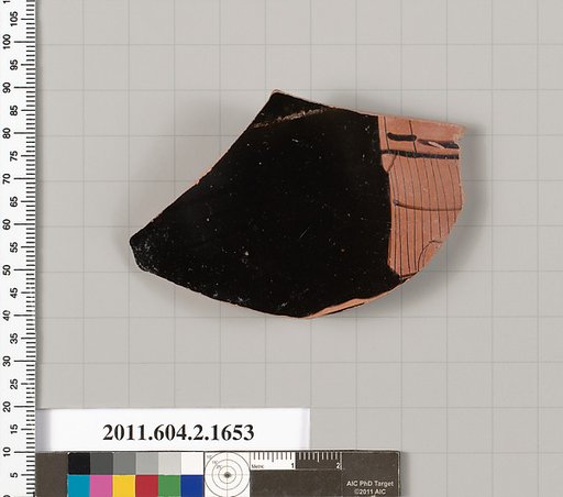 Terracotta fragment of a skyphos (deep drinking cup)