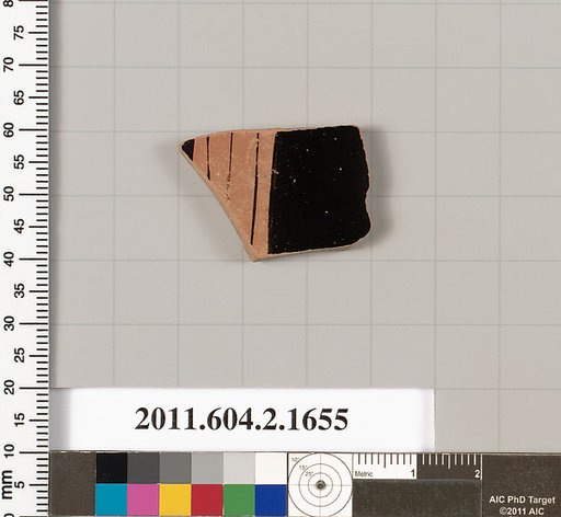 Terracotta fragment of a skyphos (deep drinking cup)