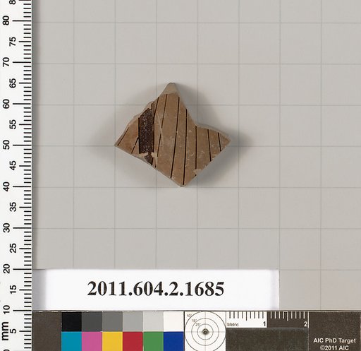 Terracotta fragment of a skyphos (deep drinking cup)