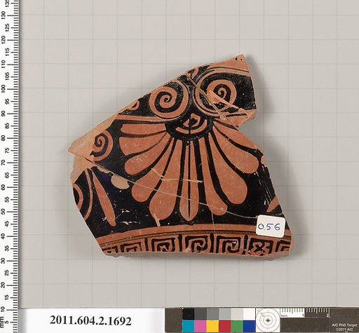 Terracotta fragment of a skyphos (deep drinking cup)