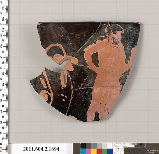 Terracotta fragment of a skyphos (deep drinking cup)
