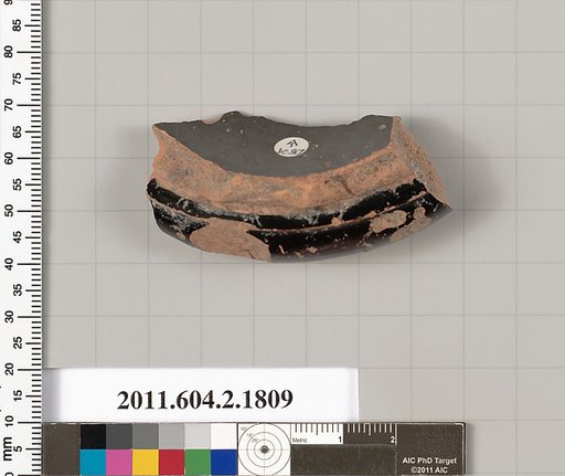 Terracotta fragment of a skyphos (deep drinking cup)