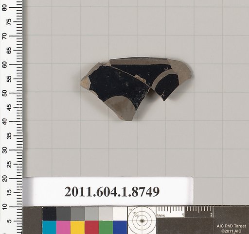 Terracotta fragment of a kylix (drinking cup)