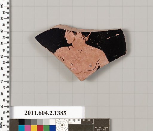 Terracotta fragment of a skyphos (deep drinking cup)