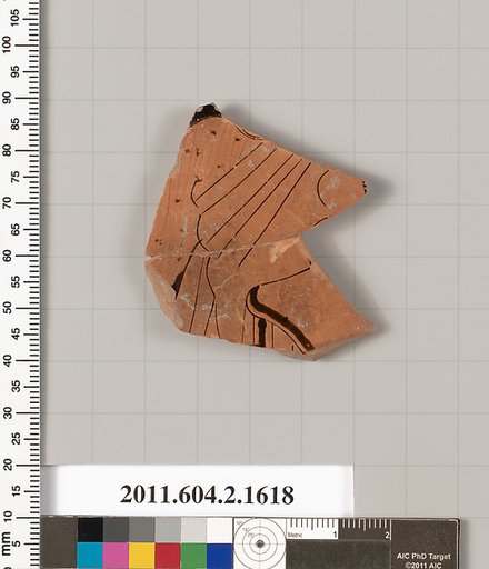 Terracotta fragment of a skyphos (deep drinking cup)