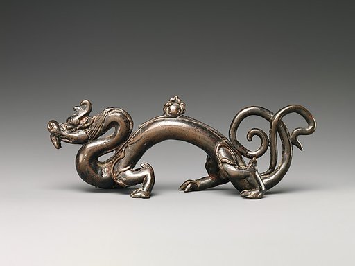 Brush rest in the shape of a dragon
