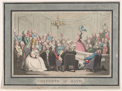 Comforts of Bath, Plate 2