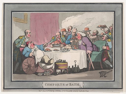 Comforts of Bath, Plate 9