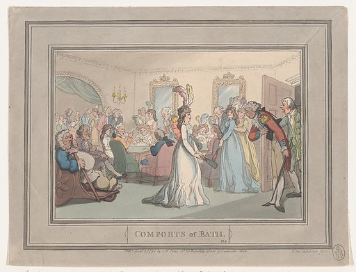 Comforts of Bath, Plate 8