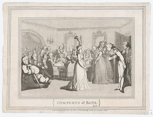 Comforts of Bath, Plate 8
