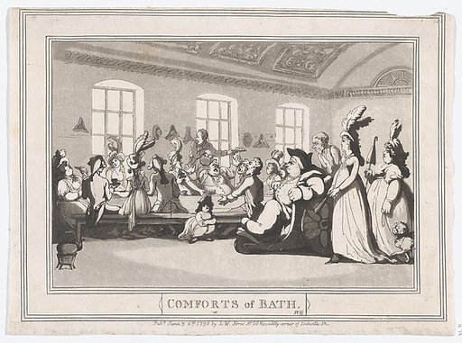 Comforts of Bath, Plate 11