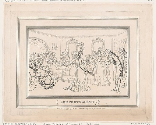 Comforts of Bath, Plate 8