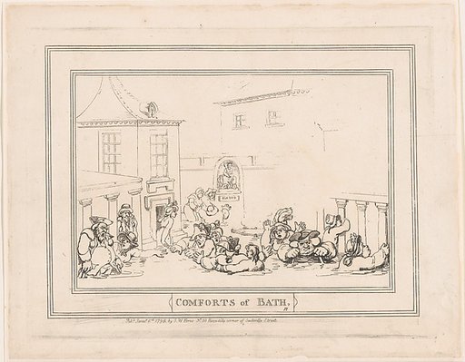 Comforts of Bath, Plate 7