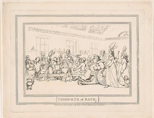 Comforts of Bath, Plate 11