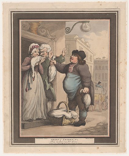 Cries of London, No. 2: Buy my Goose, my fat Goose