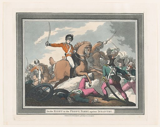 On the Right to the Front, Parry, against Infantry