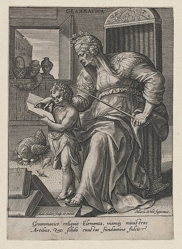 Grammatica, from "The Seven Liberal Arts"