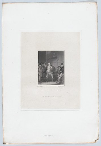 Prince Henry and Falstaff at the Boar's Head Tavern, Eastcheap (Shakespeare, King Henry the Fourth, Part I, Act 2, Scene 4)
