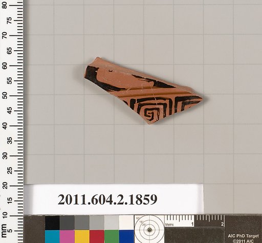 Terracotta fragment of a skyphos (deep drinking cup)