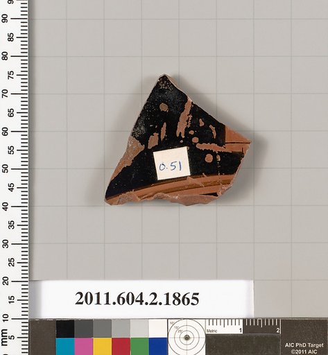 Terracotta fragment of a skyphos (deep drinking cup)
