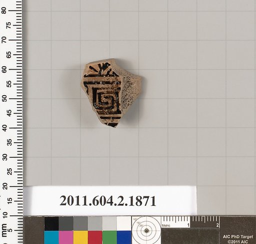 Terracotta fragment of a skyphos (deep drinking cup)