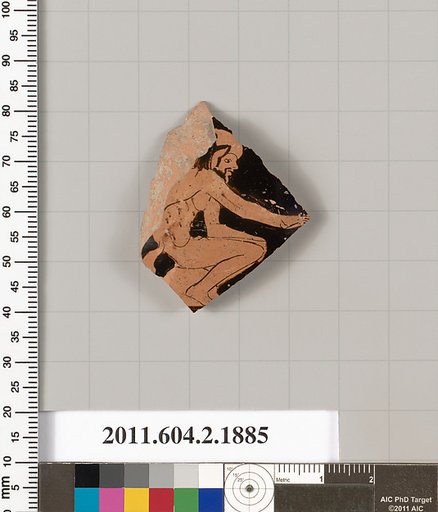 Terracotta fragment of a skyphos (deep drinking cup)?