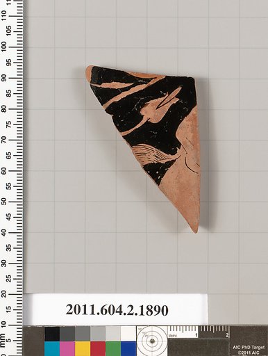 Terracotta fragment of a skyphos (deep drinking cup)