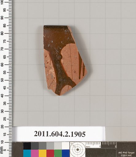 Terracotta fragment of a skyphos (deep drinking cup)