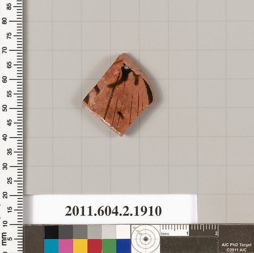 Terracotta fragment of a skyphos (deep drinking cup)