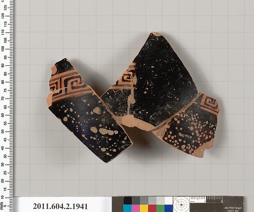 Terracotta fragment of a Nolan neck-amphora (jar)