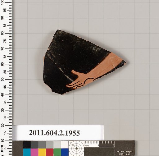 Terracotta fragment of a Nolan neck-amphora (jar)