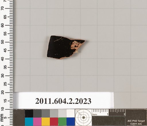 Terracotta fragment of an askos (flask with a spout and handle over the top)?