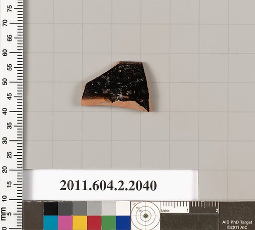 Terracotta rim fragment of a skyphos (deep drinking cup)