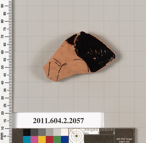 Terracotta fragment of a column-krater (bowl for mixing wine and water)?