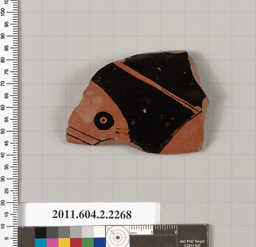 Terracotta fragment of a column-krater (bowl for mixing wine and water)?