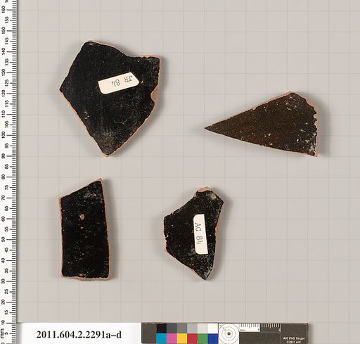 Terracotta fragments of column-kraters (bowls for mixing wine and water)?