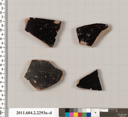 Terracotta fragments of column-kraters (bowls for mixing wine and water)?