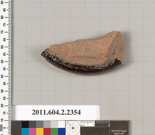 Terracotta fragment of an undetermined shape