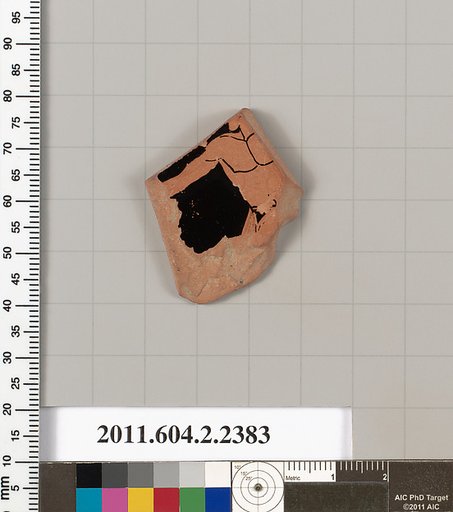 Terracotta fragment of a plate?