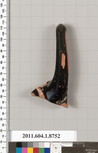 Terracotta fragment of a kylix (drinking cup)