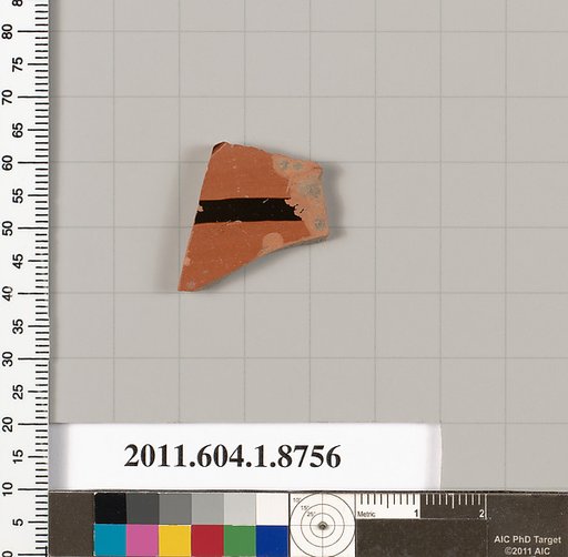 Terracotta fragment of a kylix (drinking cup)